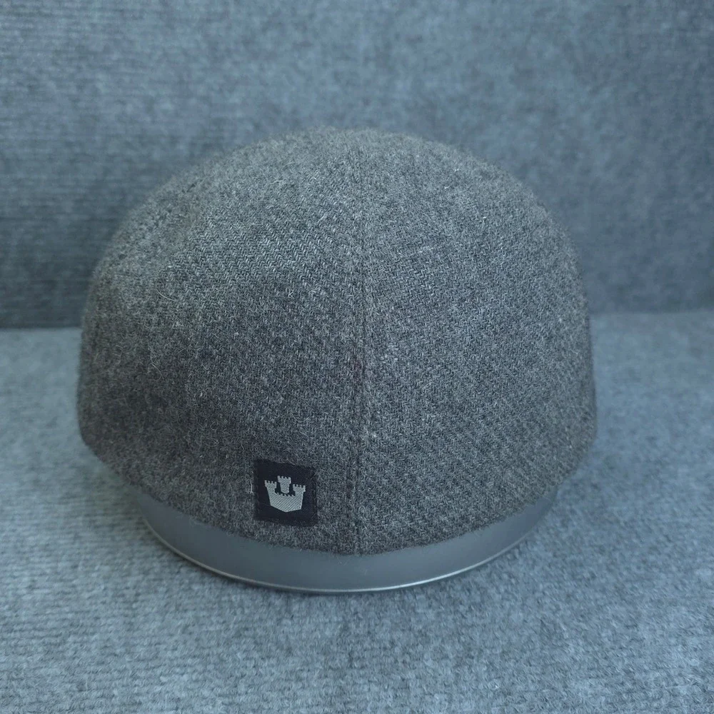 Goorin Bros Hat Cap Flat Ivy Newsboy Mens Grey Wool Blend Made In USA Adult OSFM